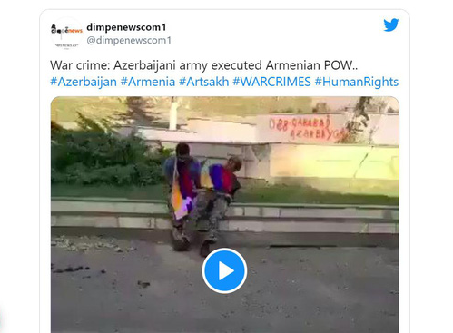 Azerbaijan phản ứng về video lính làm nhục và hành quyết tù binh Armenia