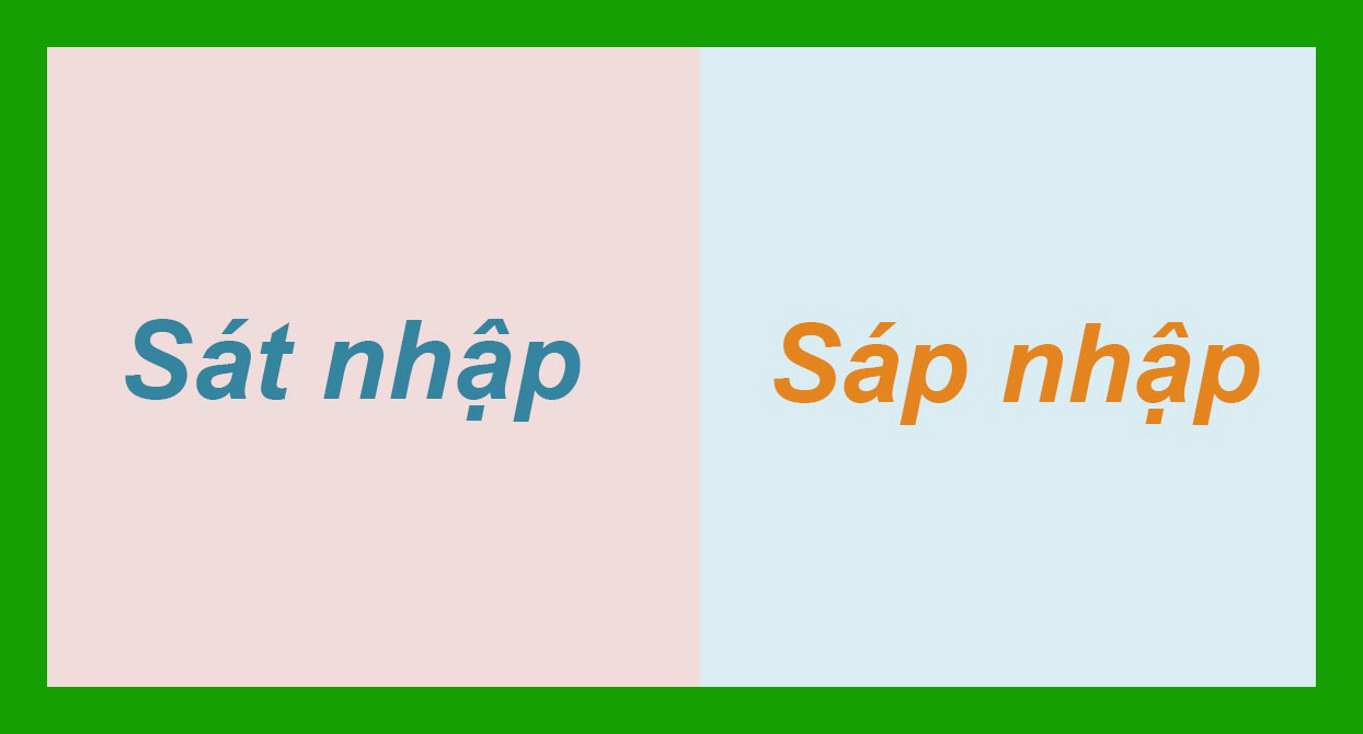 “Sáp nhập” hay “sát nhập”?