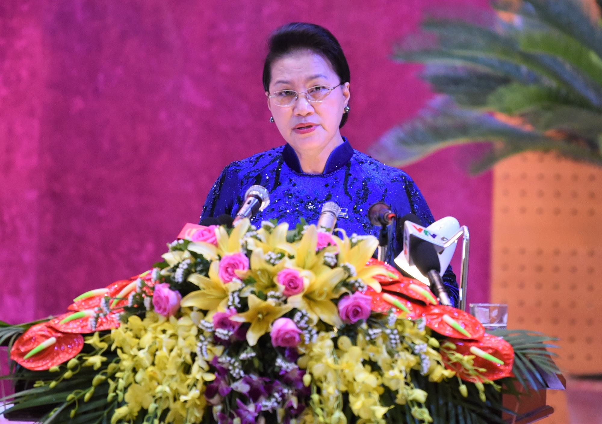 Chủ tịch Quốc hội Nguyễn Thị Kim Ngân chỉ đạo Đại hội Đảng bộ tỉnh Hòa Bình