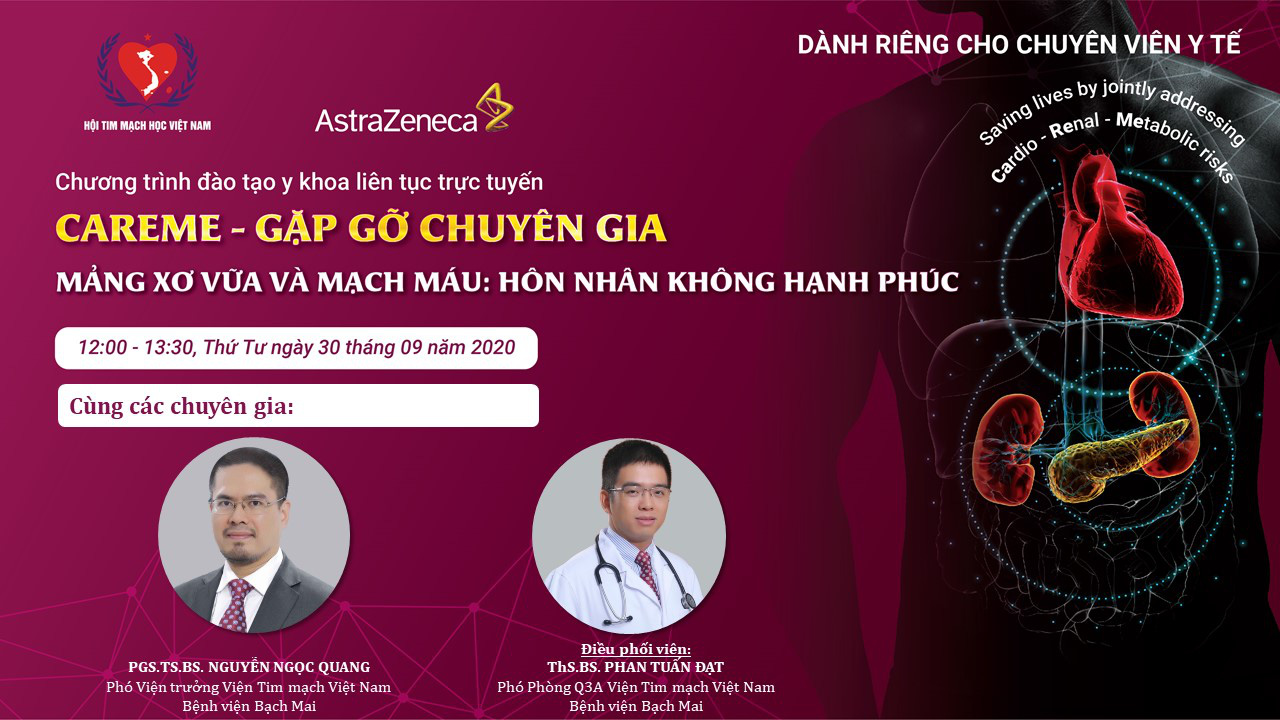 Đ&agrave;o tạo y khoa trực tuyến &lsquo;Mảng xơ vữa v&agrave; mạch m&aacute;u: H&ocirc;n nh&acirc;n kh&ocirc;ng hạnh ph&uacute;c&rsquo; - Ảnh 1.