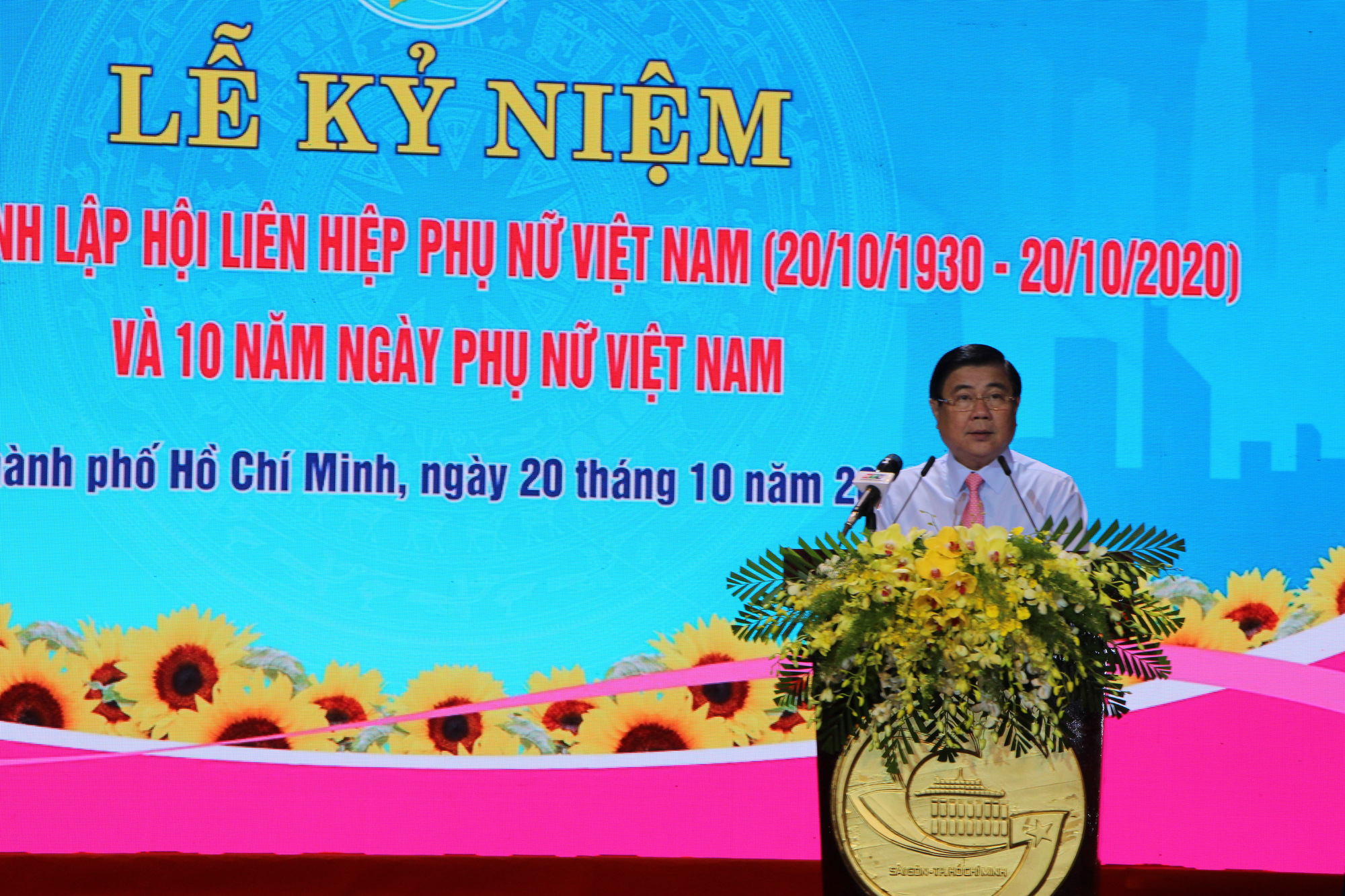 TP HCM tổ chức Lễ kỷ niệm 90 năm Ng&agrave;y th&agrave;nh lập Hội LHPN Việt Nam - Ảnh 1.