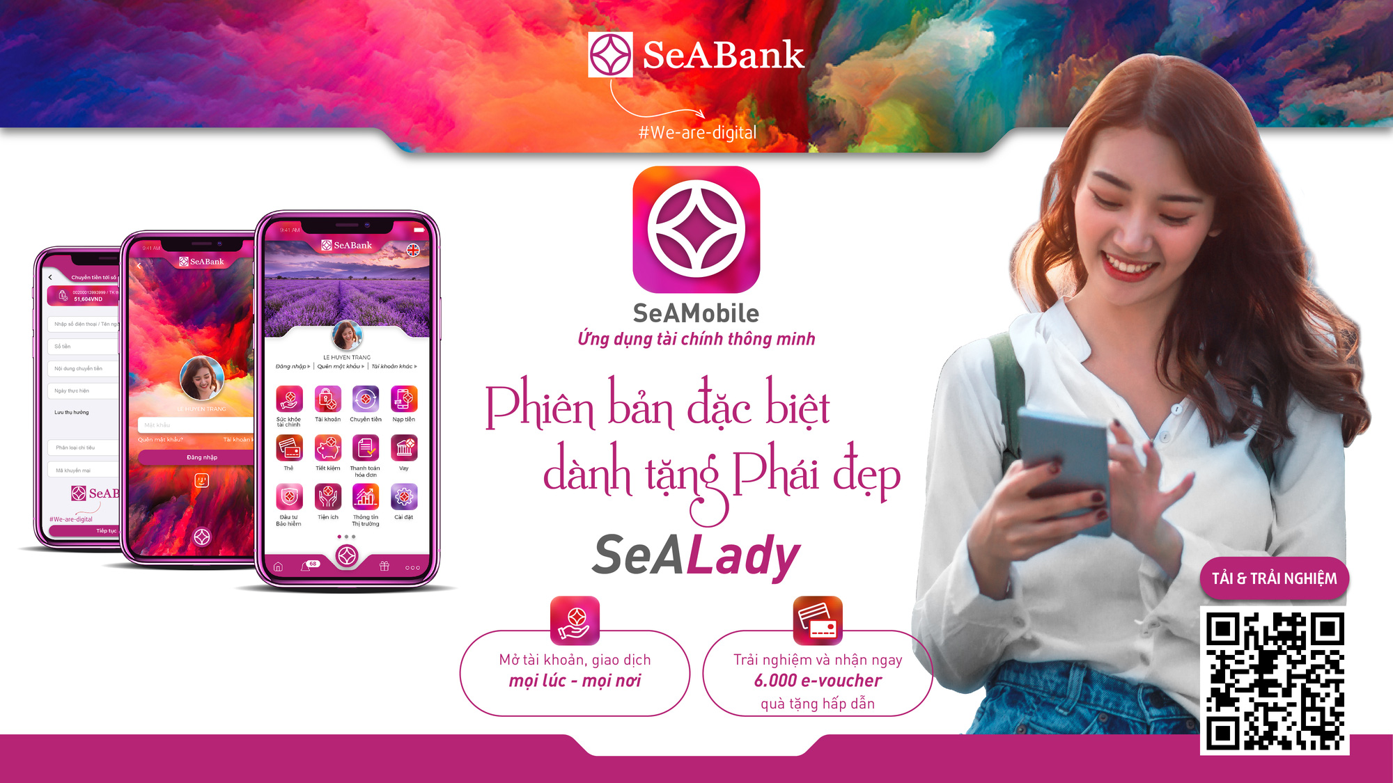 SeABank ra mắt ứng dụng ngân hàng số dành riêng cho phái đẹp - SeALady