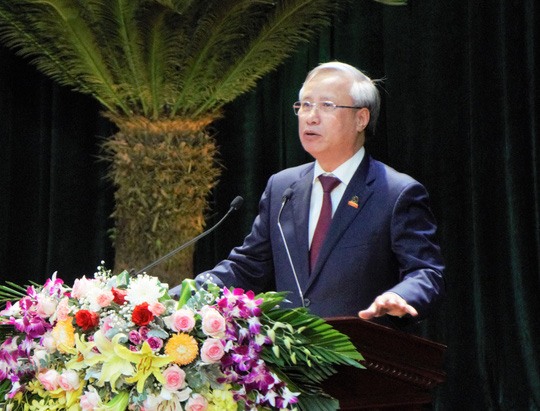 Thường trực Ban Bí thư Trần Quốc Vượng chỉ đạo Đại hội Đảng bộ tỉnh Ninh Bình - Ảnh 3.