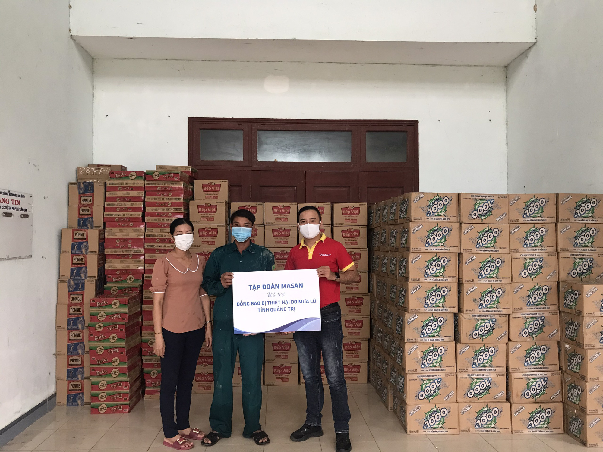 Tập đoàn Masan chung tay cùng cả nước hướng về miền Trung - Ảnh 1.