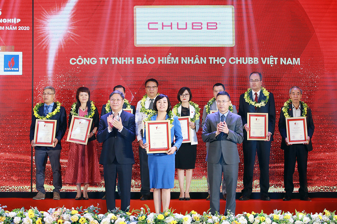 Chubb Life Việt Nam được vinh danh trong Top 500 doanh nghiệp lợi nhuận tốt nhất Việt Nam năm 2020