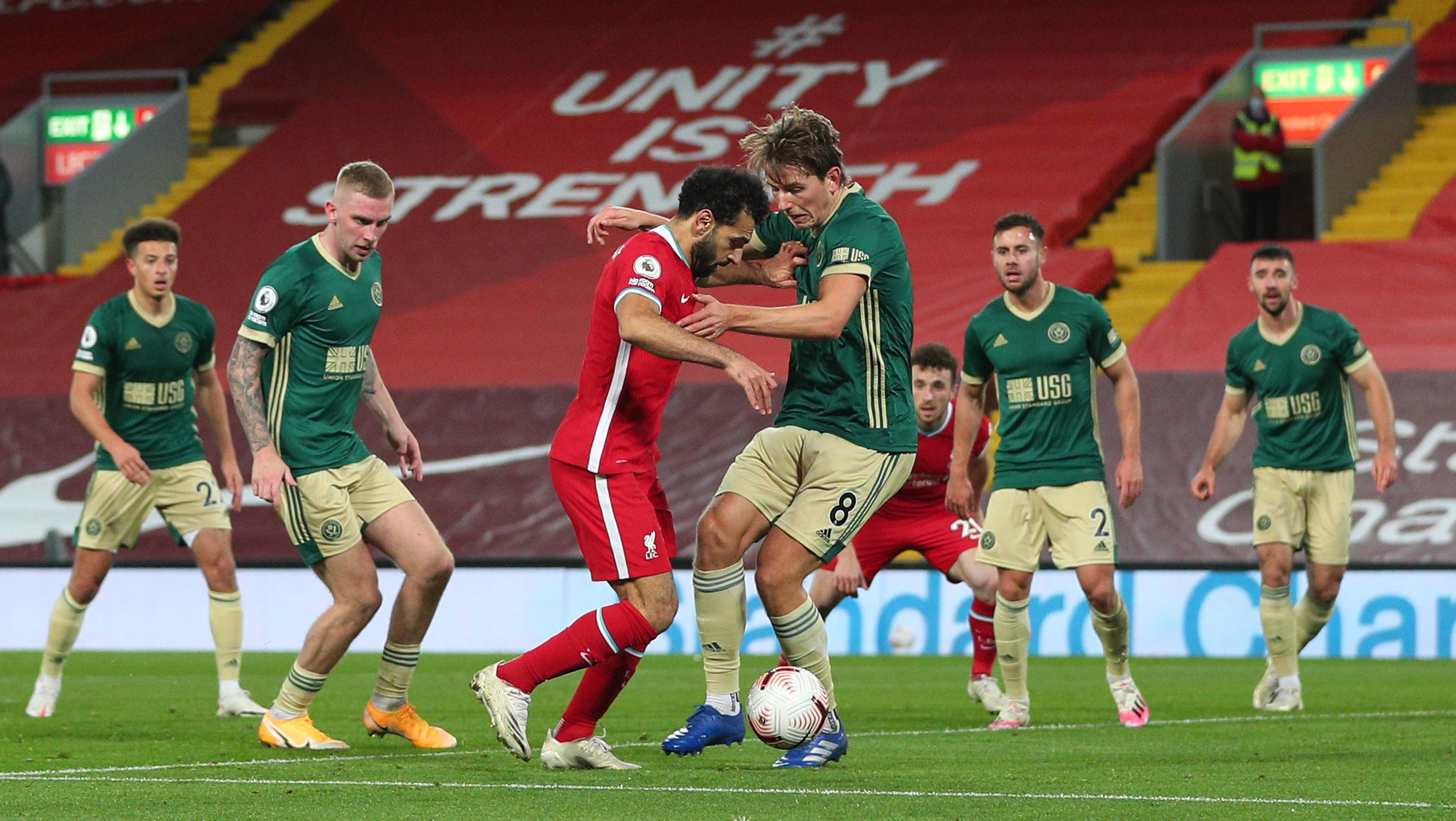 Ngược d&ograve;ng ở Anfield, Liverpool chật vật đ&aacute;nh bại Sheffield United - Ảnh 6.