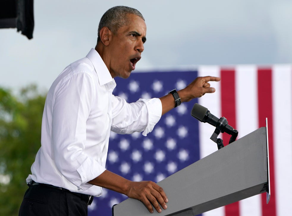 Ông Obama chế giễu Tổng thống Trump vì trốn tránh câu hỏi của phóng viên
