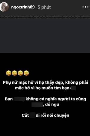 Ngọc Trinh bị n&eacute;m đ&aacute; v&igrave; th&ocirc; tục - Ảnh 7.