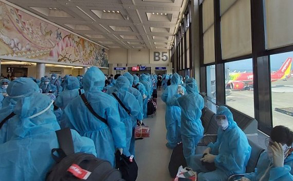 Ca Covid-19 thứ 1.173 là hành khách trên chuyến bay về VN