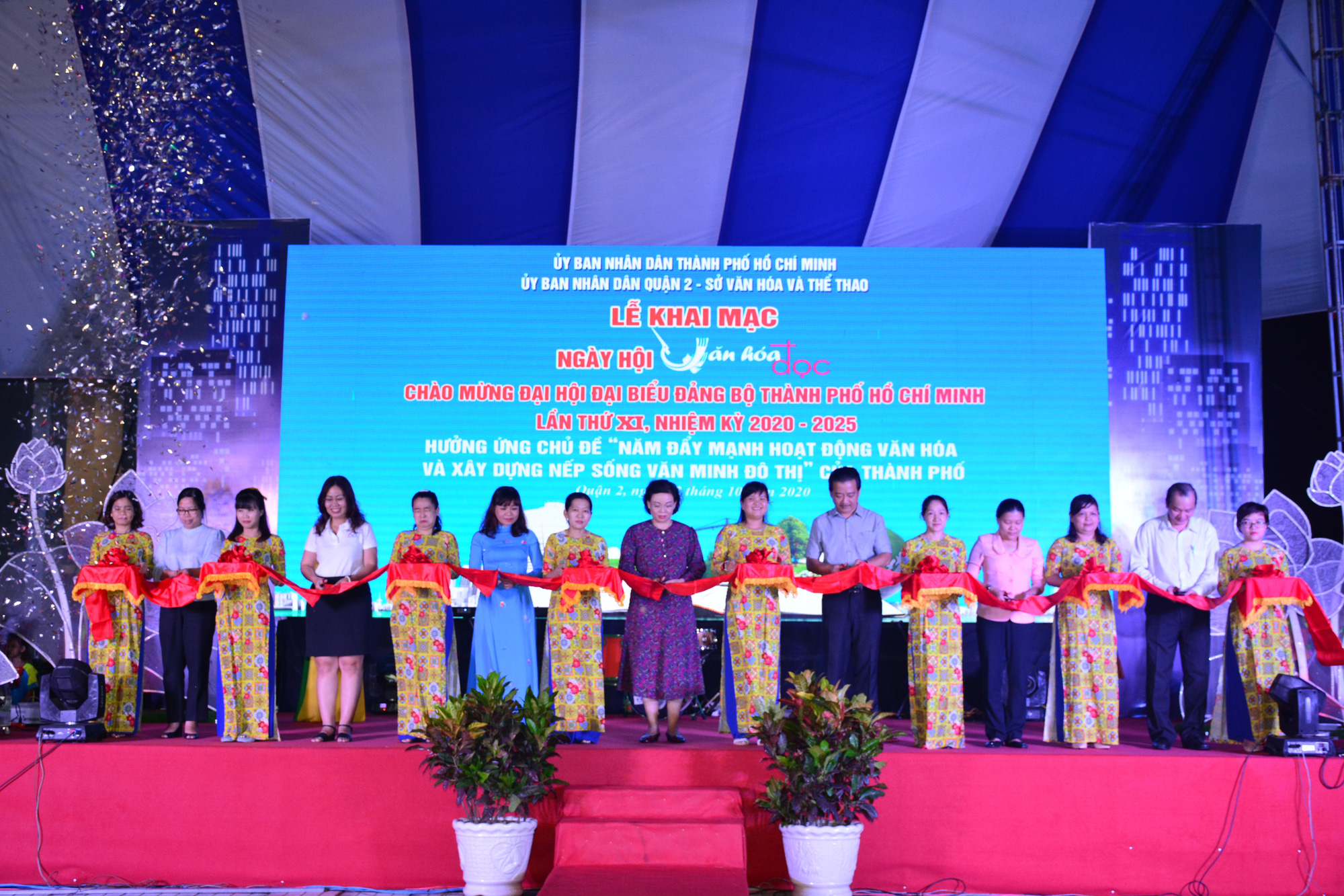 Khai mạc ngày hội văn hóa đọc quận 2 - năm 2020