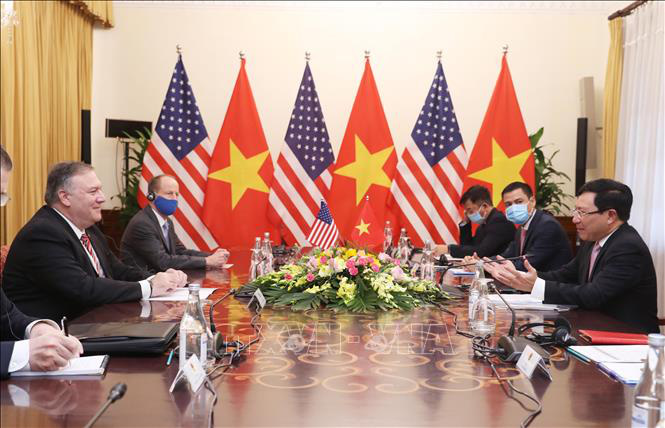 H&igrave;nh ảnh chuyến thăm Việt Nam của Ngoại trưởng Mỹ Mike Pompeo - Ảnh 17.