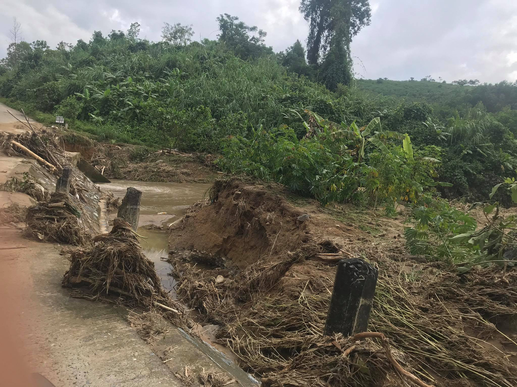 13 người bị v&ugrave;i lấp ở Phước Sơn: Ph&oacute;ng vi&ecirc;n B&aacute;o Người Lao Động ghi nhận h&igrave;nh ảnh sạt lở v&agrave;o hiện trường - Ảnh 2.
