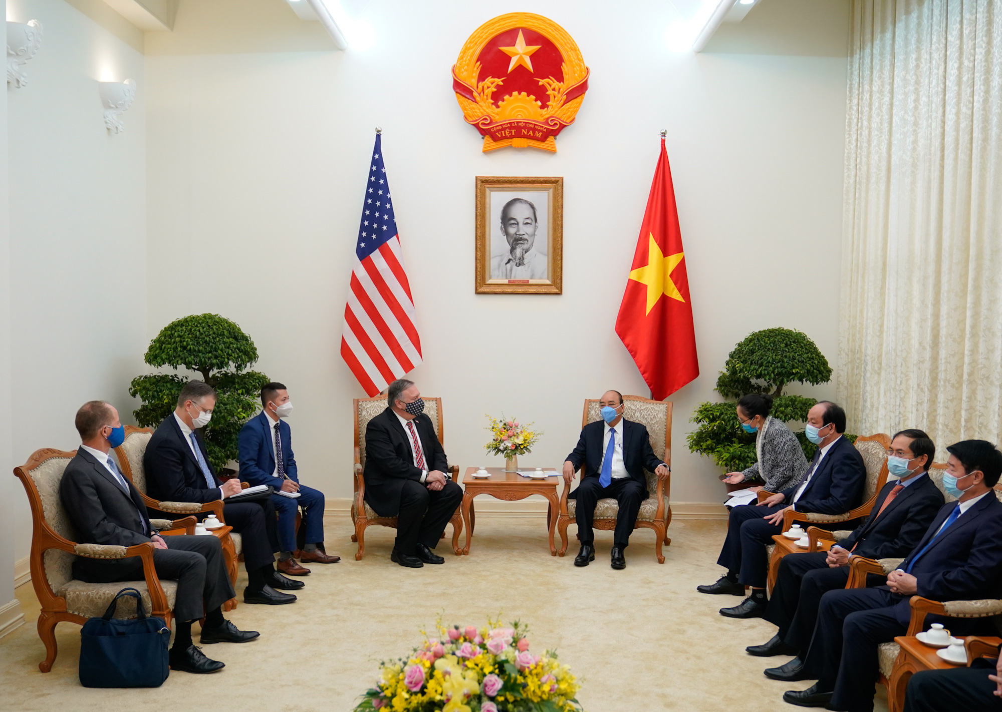H&igrave;nh ảnh chuyến thăm Việt Nam của Ngoại trưởng Mỹ Mike Pompeo - Ảnh 3.