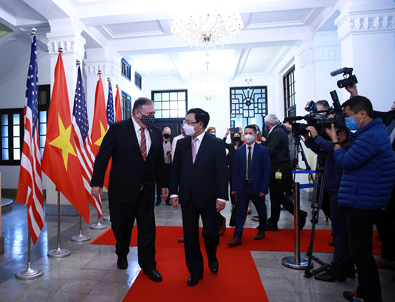 H&igrave;nh ảnh chuyến thăm Việt Nam của Ngoại trưởng Mỹ Mike Pompeo - Ảnh 7.