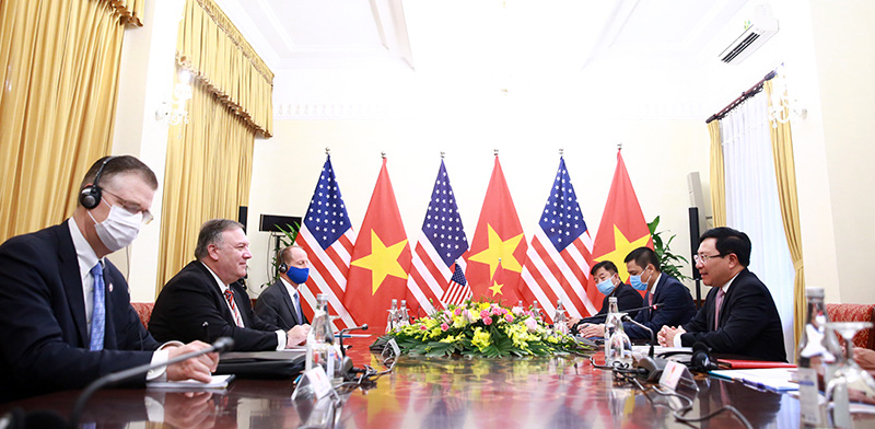 H&igrave;nh ảnh chuyến thăm Việt Nam của Ngoại trưởng Mỹ Mike Pompeo - Ảnh 13.
