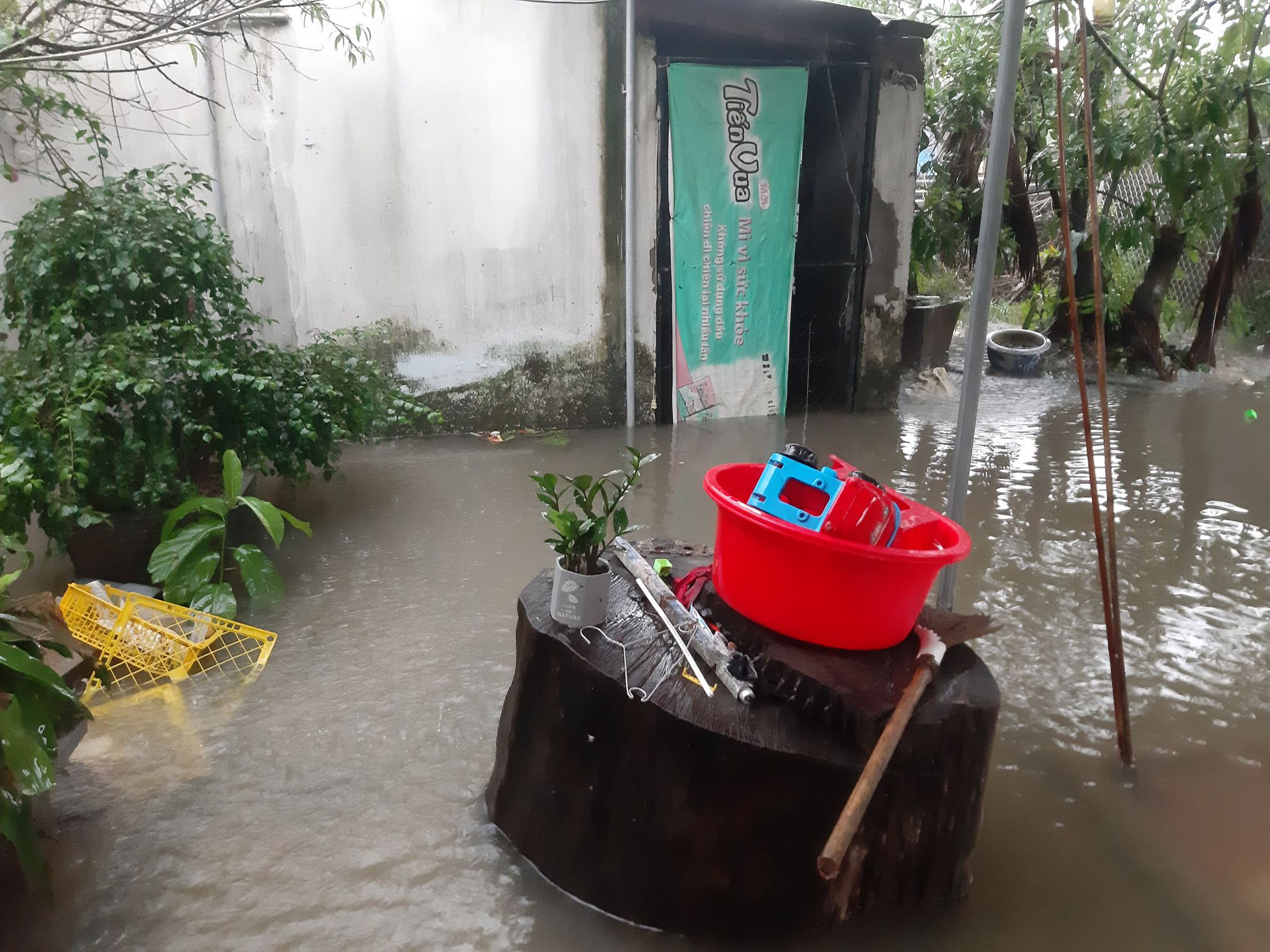 Mưa lớn, h&agrave;ng ng&agrave;n nh&agrave; d&acirc;n ở Nghệ An bị ngập s&acirc;u - Ảnh 8.