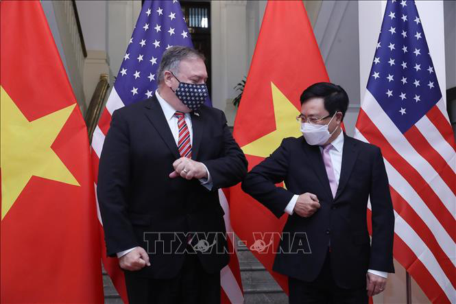 H&igrave;nh ảnh chuyến thăm Việt Nam của Ngoại trưởng Mỹ Mike Pompeo - Ảnh 9.