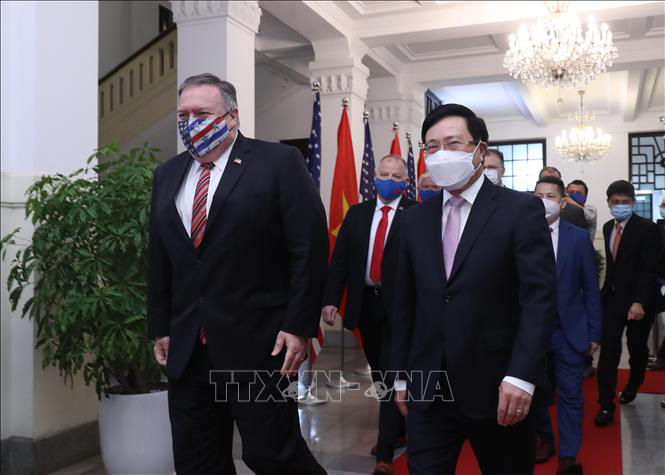 H&igrave;nh ảnh chuyến thăm Việt Nam của Ngoại trưởng Mỹ Mike Pompeo - Ảnh 6.