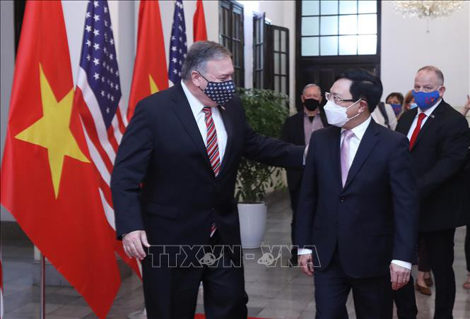 H&igrave;nh ảnh chuyến thăm Việt Nam của Ngoại trưởng Mỹ Mike Pompeo - Ảnh 8.