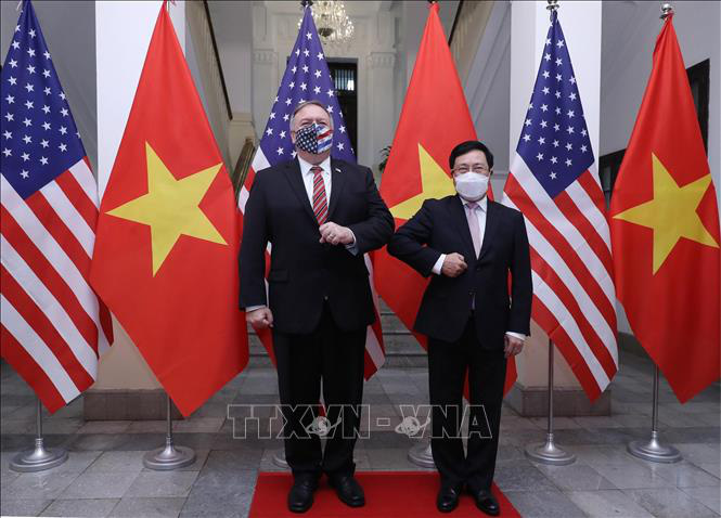 H&igrave;nh ảnh chuyến thăm Việt Nam của Ngoại trưởng Mỹ Mike Pompeo - Ảnh 10.