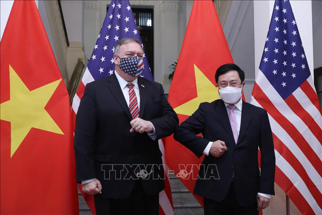 H&igrave;nh ảnh chuyến thăm Việt Nam của Ngoại trưởng Mỹ Mike Pompeo - Ảnh 12.