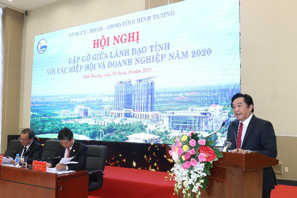 Bình Dương:Lãnh đạo tỉnh gặp mặt, gỡ khó cho doanh nghiệp
