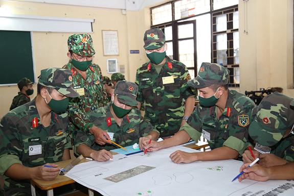 Điểm trúng tuyển vào trường quân đội cao nhất là 28,65 điểm
