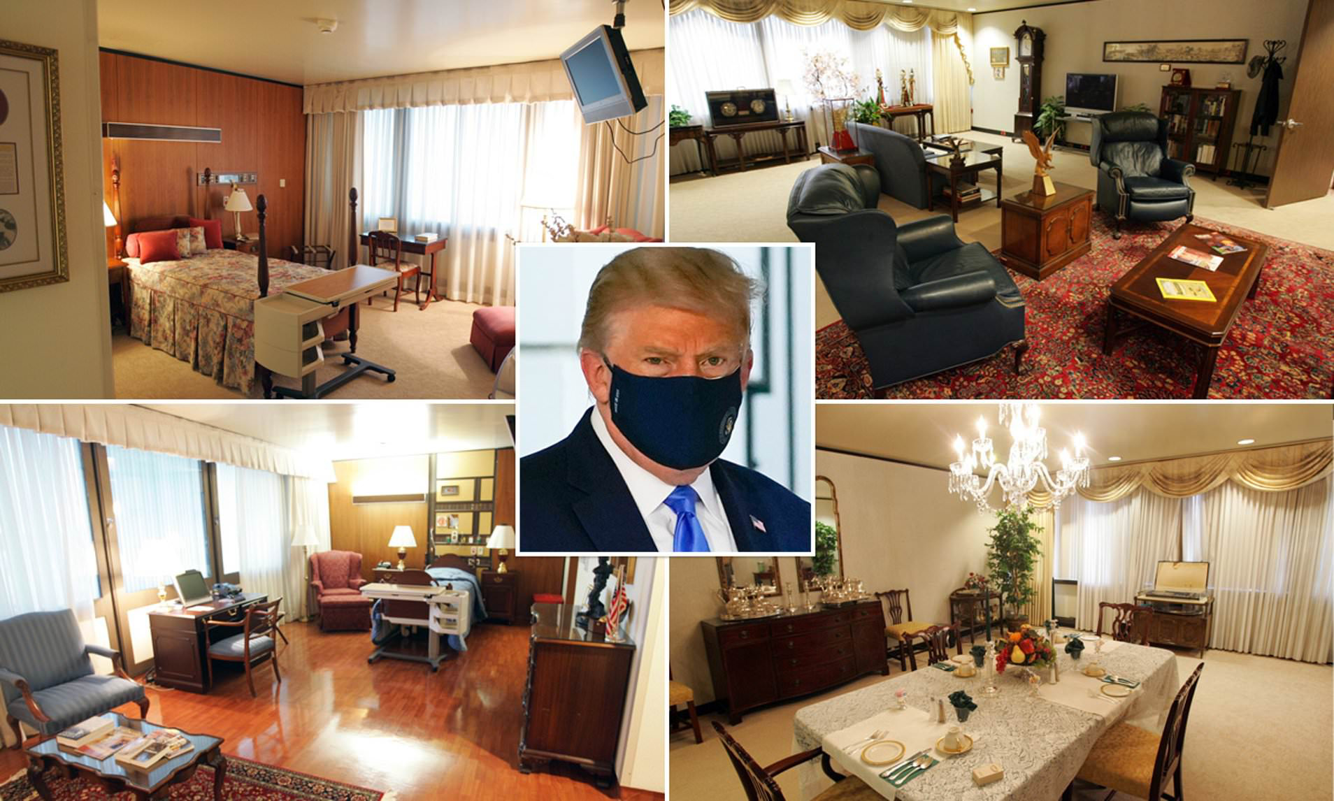 Bên trong “phòng tổng thống” tại bệnh viện ông Trump điều trị Covid-19