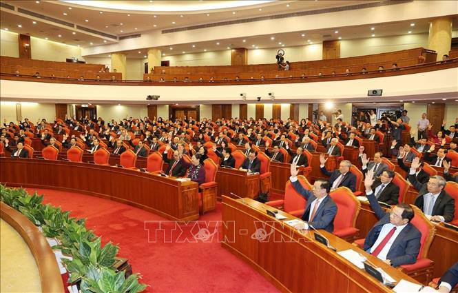 Ch&ugrave;m ảnh Tổng B&iacute; thư, Chủ tịch nước chủ tr&igrave; khai mạc Hội nghị Trung ương 13 - Ảnh 9.