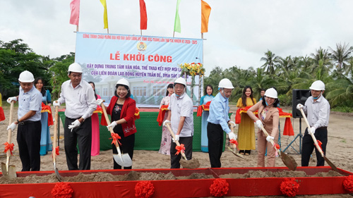 Nhiều công trình phục vụ đoàn viên - lao động