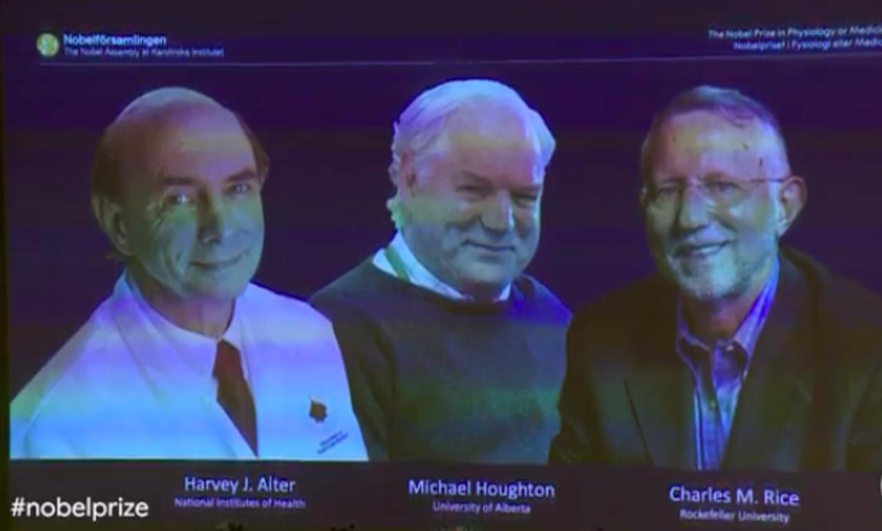 Lộ diện chủ nhân giải Nobel Y học 2020
