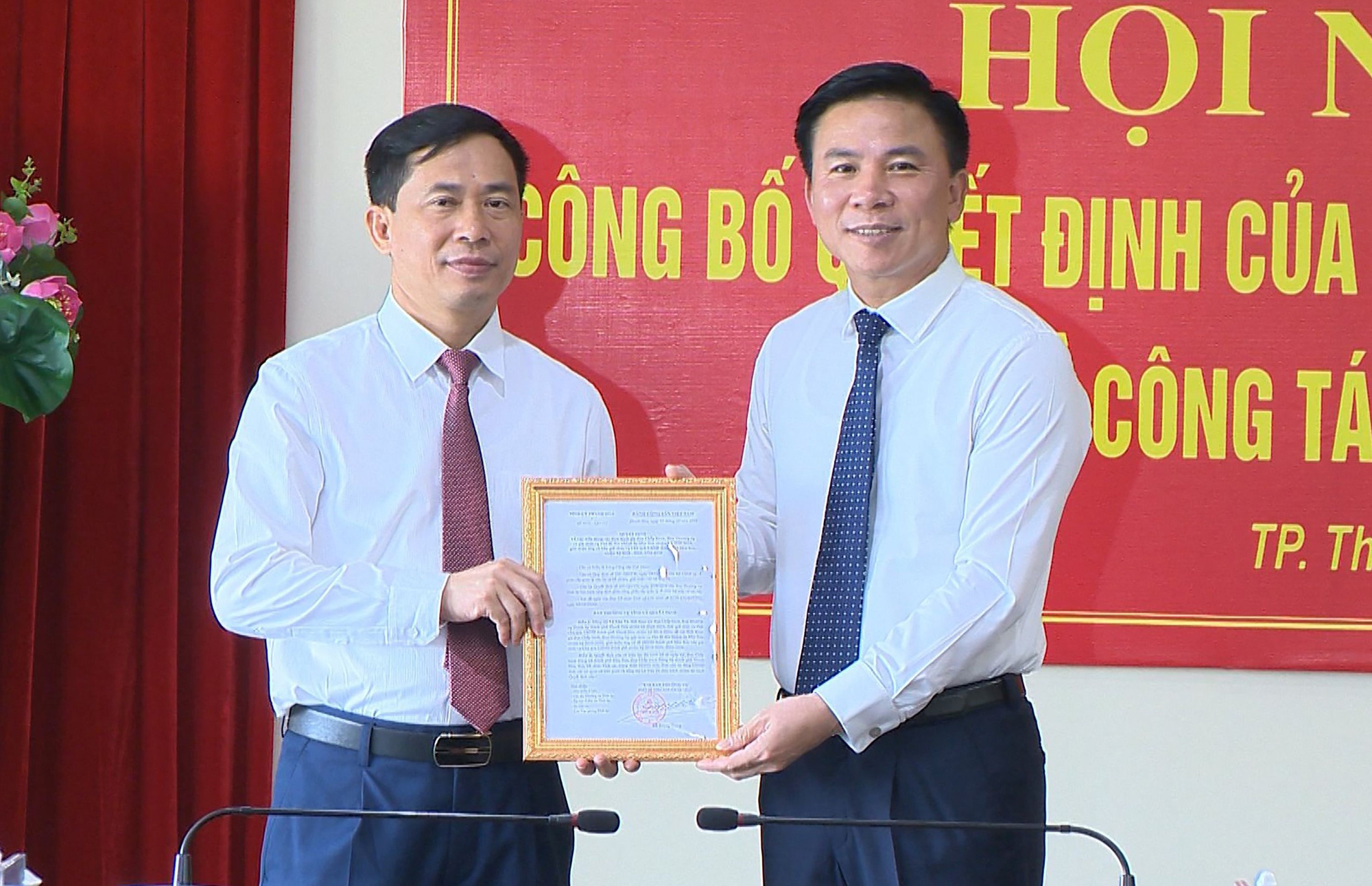 Thanh H&oacute;a điều động, chỉ định một loạt l&atilde;nh đạo chủ chốt - Ảnh 1.