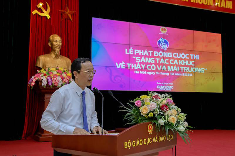 Thi s&aacute;ng t&aacute;c ca kh&uacute;c về thầy c&ocirc; v&agrave; m&aacute;i trường - Ảnh 1.