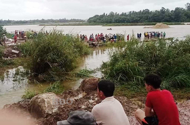 Đi rà cá trên sông, thanh niên mất mạng vì sụp hố sâu - Ảnh 1.