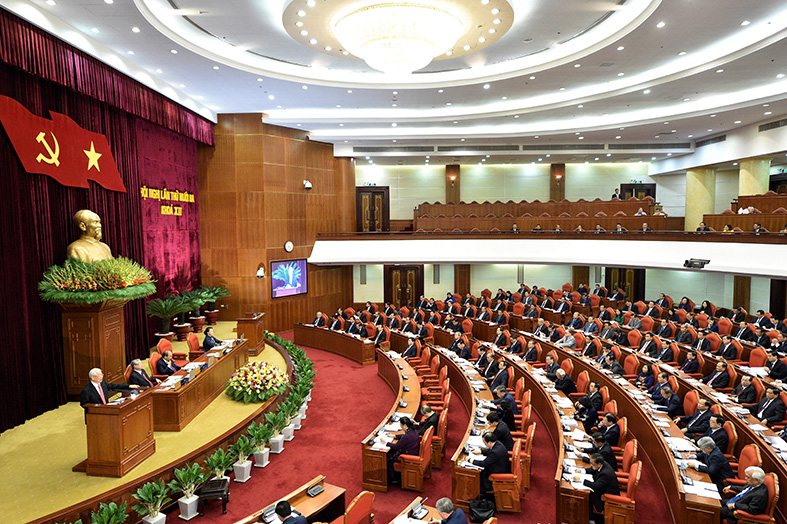 Giới thiệu nh&acirc;n sự Ban Chấp h&agrave;nh Trung ương kh&oacute;a XIII: Kết quả rất tốt đẹp - Ảnh 1.