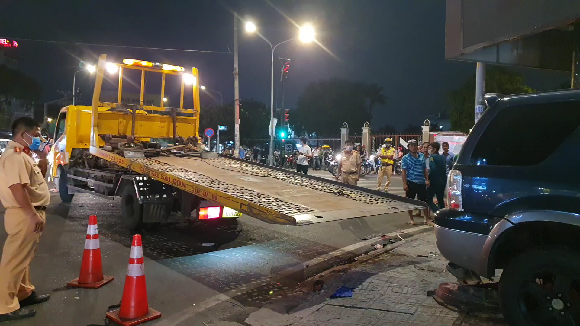 Xác định nguyên nhân xe 7 chỗ tông hàng loạt xe máy ở Gò Vấp
