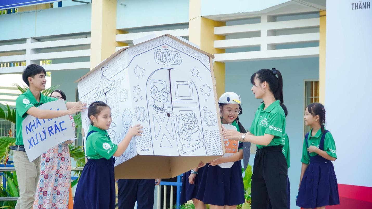 Dự án phân loại rác tại nguồn được hưởng ứng tại trường Tiểu học Long Sơn, tỉnh Bà Rịa-Vũng Tàu