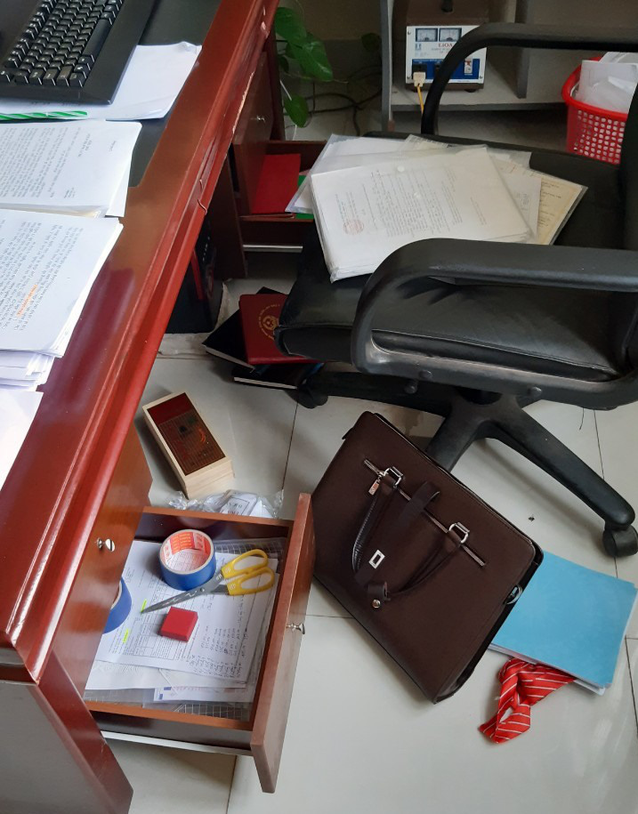 Kẻ gian đột nhập trụ sở UBND thị trấn, lấy đi nhiều tiền mặt