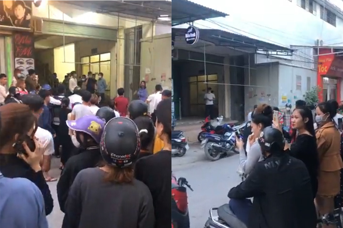 Thi thể nam thanh niên bốc mùi trên tầng 2 khu chợ Xanh