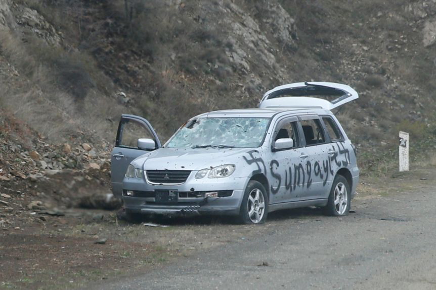 Qu&acirc;n Nga đến Nagorno - Karabakh, chứng kiến cảnh tượng kinh ho&agrave;ng - Ảnh 3.
