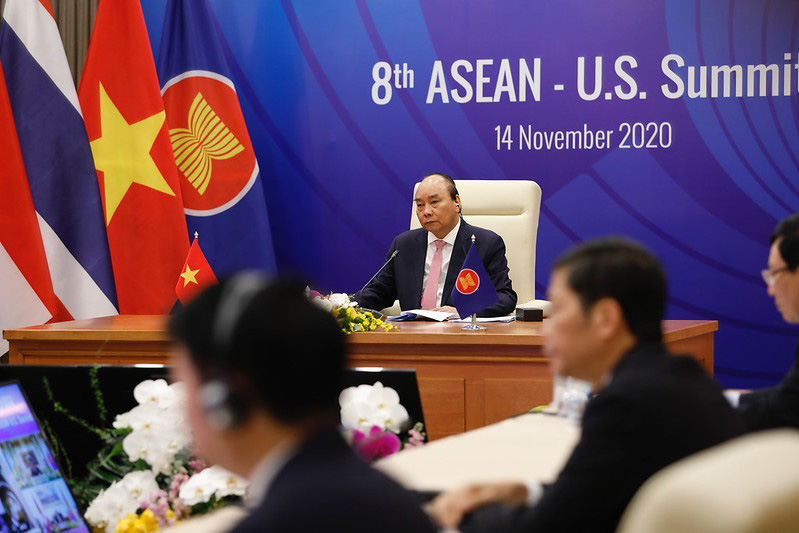 ASEAN hoan nghênh Mỹ đóng góp cho tự do hàng hải, hàng không ở Biển Đông