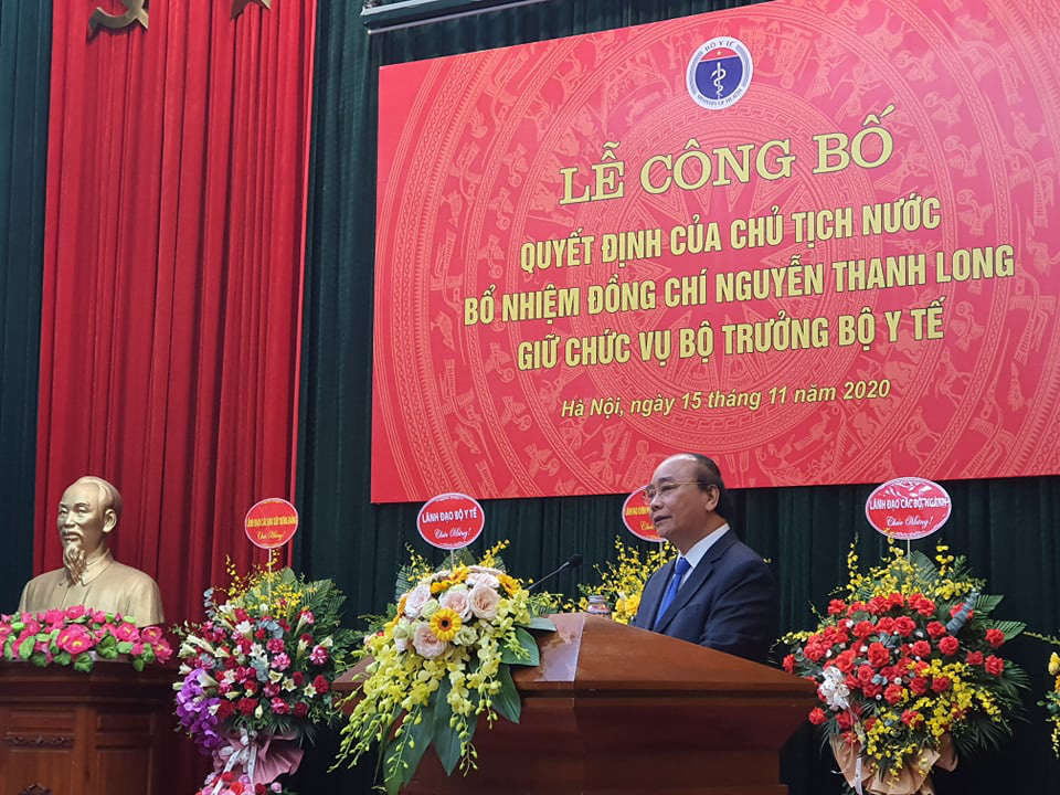 Thủ tướng trao quyết định bổ nhiệm &ocirc;ng Nguyễn Thanh Long l&agrave;m Bộ trưởng Bộ Y tế - Ảnh 1.