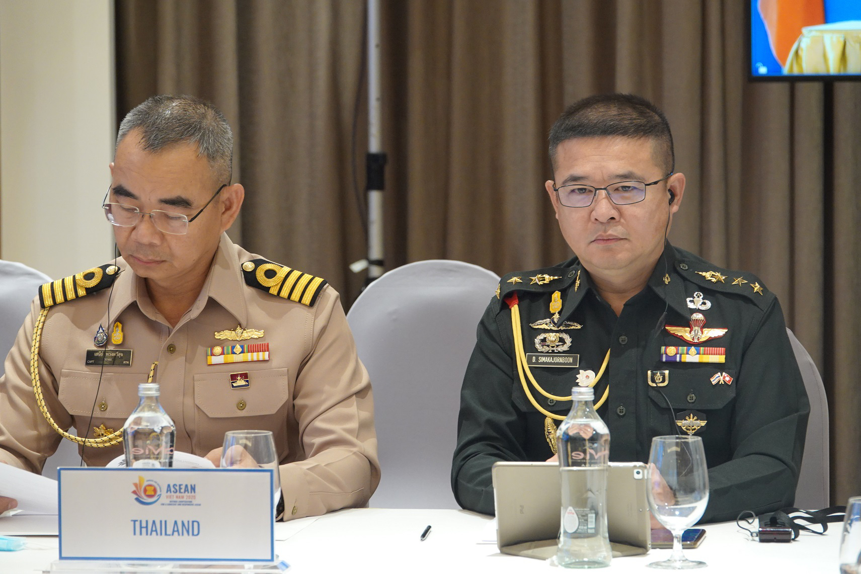 Thượng tướng Nguyễn Ch&iacute; Vịnh chủ tr&igrave; hội nghị Quan chức quốc ph&ograve;ng cấp cao ASEAN - Ảnh 3.
