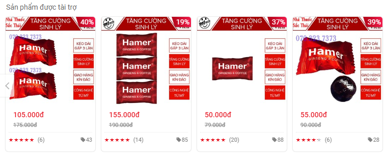 Kẹo k&iacute;ch dục Hamer b&aacute;n đầy chợ mạng, cơ quan quản l&yacute; y&ecirc;u cầu gỡ bỏ gấp - Ảnh 2.