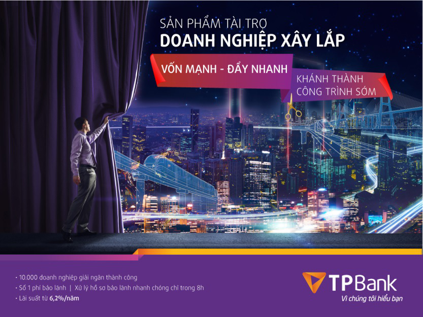 Tiếp sức doanh nghiệp xây lắp, ngân hàng triển khai nhiều gói tín dụng hấp dẫn