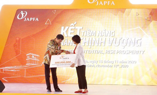 Japfa Việt Nam ủng hộ đồng bào miền Trung 500 triệu đồng