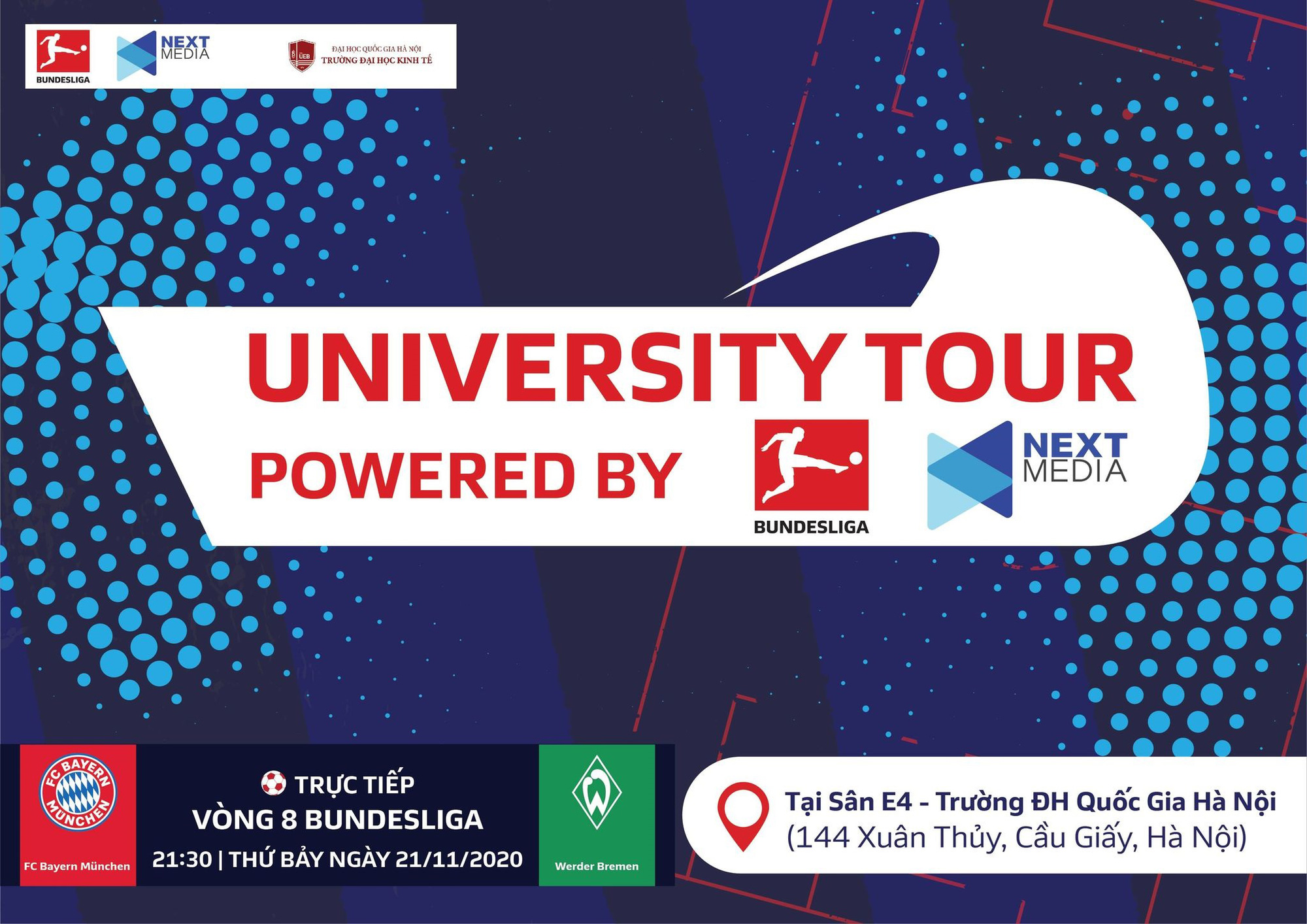 Next Media mang không khí Bundesliga tới trường đại học