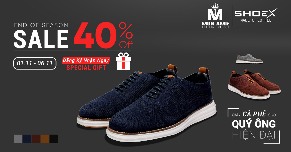 Ưu đãi đặc biệt khi mua giày cà phê ShoeX tại Mon Amie - Ảnh 6.