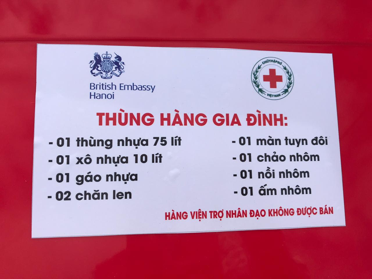 Đại sứ Anh thăm, tặng quà bà con vùng lũ Quảng Bình - Ảnh 3.
