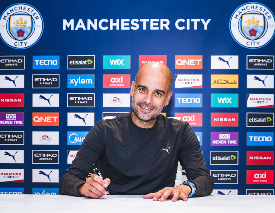 Pep Guardiola gia hạn 2 năm, Man City tự tin chờ đại chiến